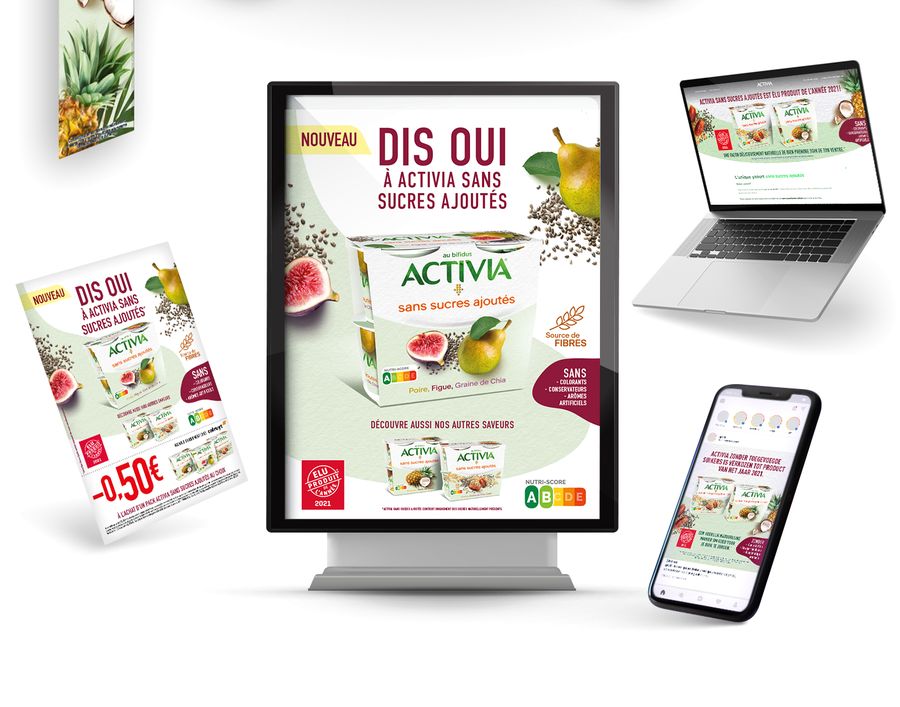 Activia | Sans sucres ajoutés